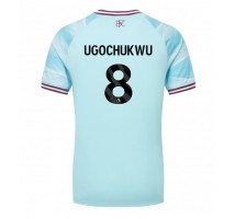 Burnley Lesley Ugochukwu #8 Koszulka Wyjazdowa 2025-26 Krótki Rękaw